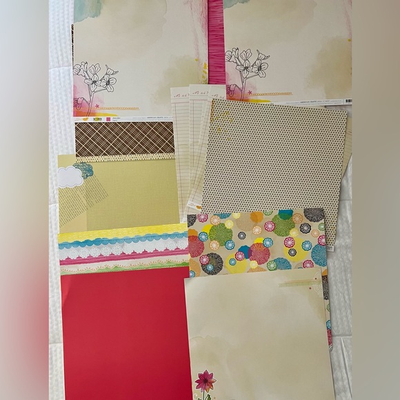 Scrapbooking, crafting, mixed media bundle. Specialty papers, thickers & phrases - Picture 6 of 7